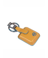 PIQUADRO keyring BLUE SQUARE, with CONNEQU device Yellow - Key holders - 3