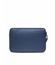 PIQUADRO ATLAS Men's leather iPad pouch blue - Tablet holder& Organizer - 3