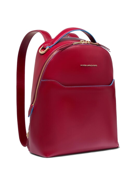 BLUE SQUARE Leather backpack RED - Women&rsquo;s Bags