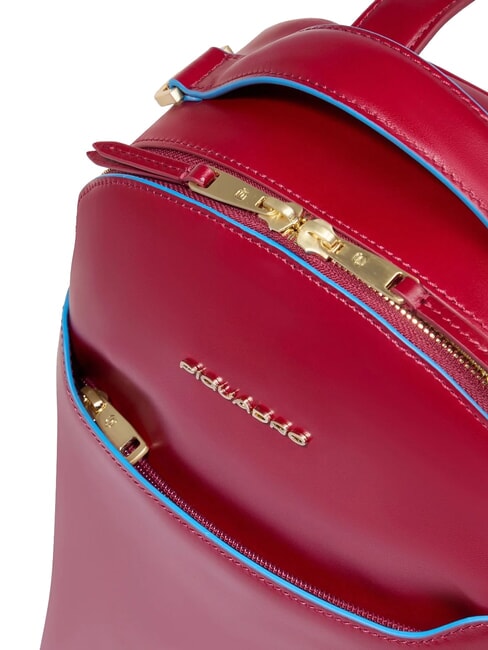 BLUE SQUARE Leather backpack RED - Women&rsquo;s Bags