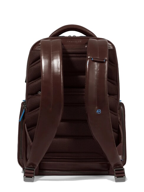 BLUE SQUARE  15.6" Leather Laptop Backpack MAHOGANY - Laptop backpacks
