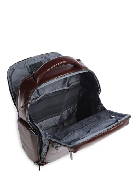 BLUE SQUARE  15.6" Leather Laptop Backpack MAHOGANY - Laptop backpacks