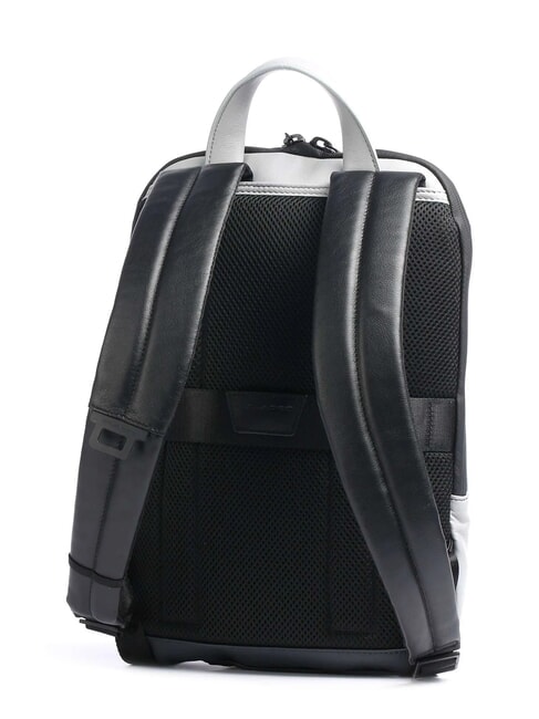 URBAN 14" laptop backpack, in leather Grey - Laptop backpacks