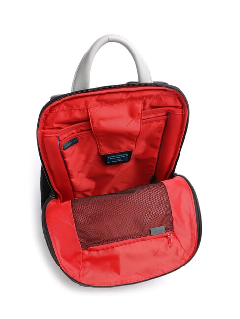 URBAN 14" laptop backpack, in leather Grey - Laptop backpacks