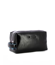 PIQUADRO BLUE SQUARE  Leather Beauty Case - Beauty Case