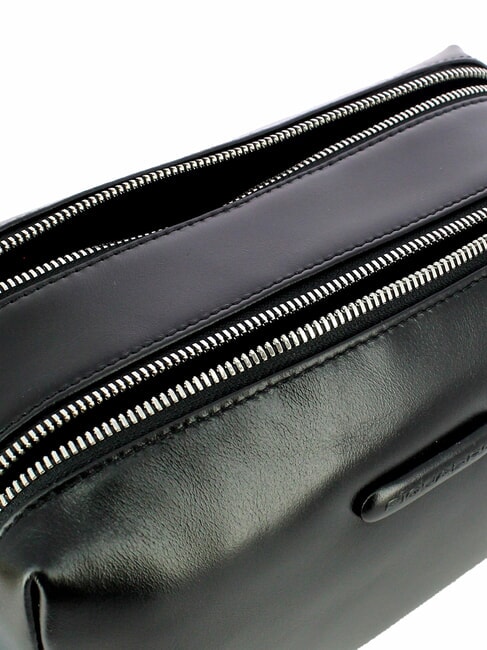 BLUE SQUARE  Leather Beauty Case Black - Beauty Case