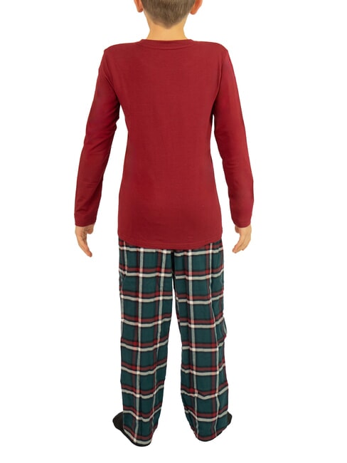 TH KIDS Pyjamas, shirt and trousers rg/ green global stripe ck - Children's pajamas