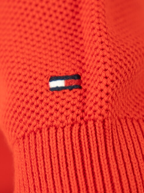 TH KIDS Children's crew neck cotton sweater deep crimson - Children's Sweaters