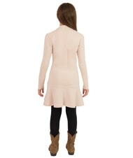 TOMMY HILFIGER TH KIDS Long-sleeved dress for girls cashmere cream - Little Girls' Dresses - 2