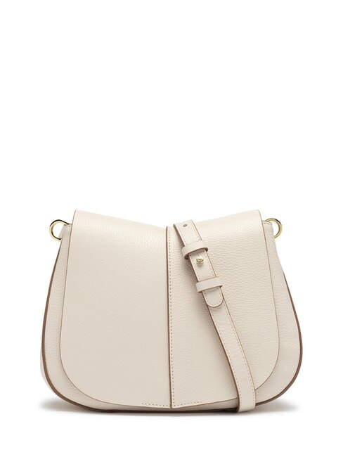 HELENA ROUND Leather bag with double shoulder strap MARBLE - Women&rsquo;s Bags