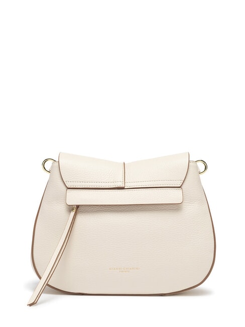 HELENA ROUND Leather bag with double shoulder strap MARBLE - Women&rsquo;s Bags