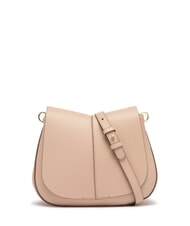 GIANNI CHIARINI HELENA ROUND Leather bag with double shoulder strap pink salt - Women&rsquo;s Bags - 2