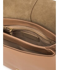 GIANNI CHIARINI HELENA ROUND Leather bag with double shoulder strap clay - Women&rsquo;s Bags - 5