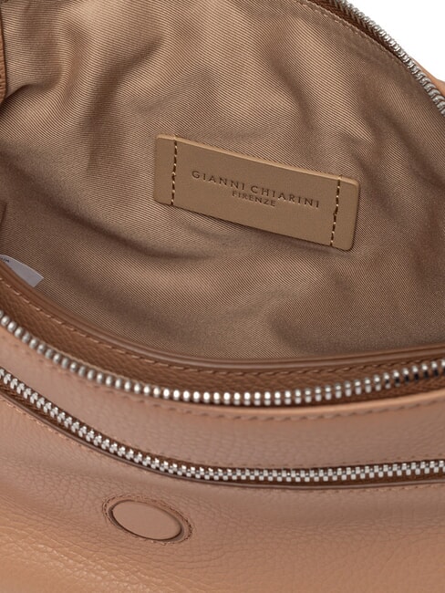 THREE Shoulder bag, in leather clay - Women’s Bags