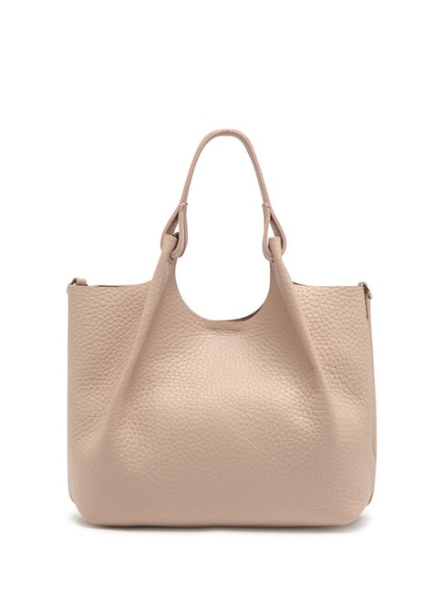 DUA Shoulder bag, in leather pink salt - Women’s Bags