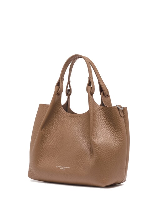 DUA Shoulder bag, in leather clay - Women’s Bags