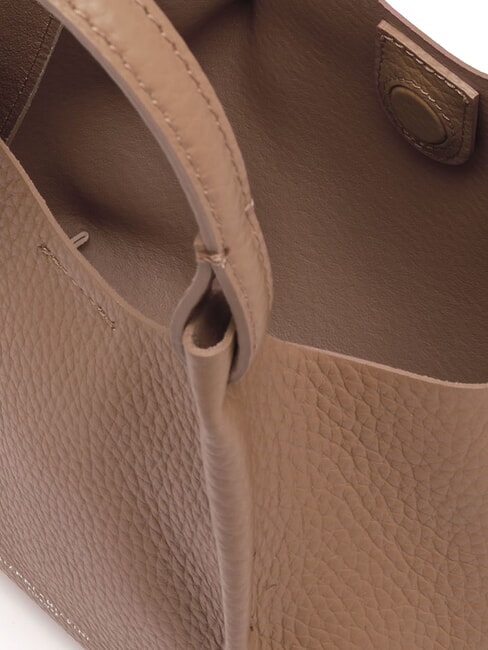 DUA Shoulder bag, in leather clay - Women’s Bags