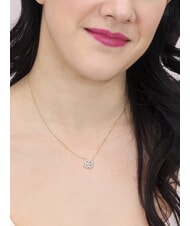 AMEN AMORE Necklace with four-leaf clover and zirconia - Necklaces