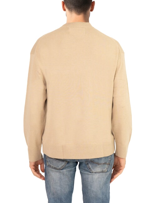 CK JEANS  taupe plaza - Men's Sweaters