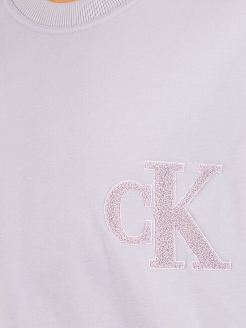 CK JEANS Crewneck sweatshirt lavender aura - Sweatshirts