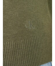 CALVIN KLEIN CK JEANS  dark olive - Men's Sweaters - 3