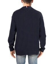 TOMMY HILFIGER TH Cotton crew neck sweater with logo desert sky/desert sky monogram - Men's Sweaters - 2