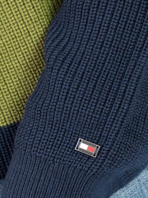 TH Wool blend crew neck sweater desert sky/putting green - Men's Sweaters