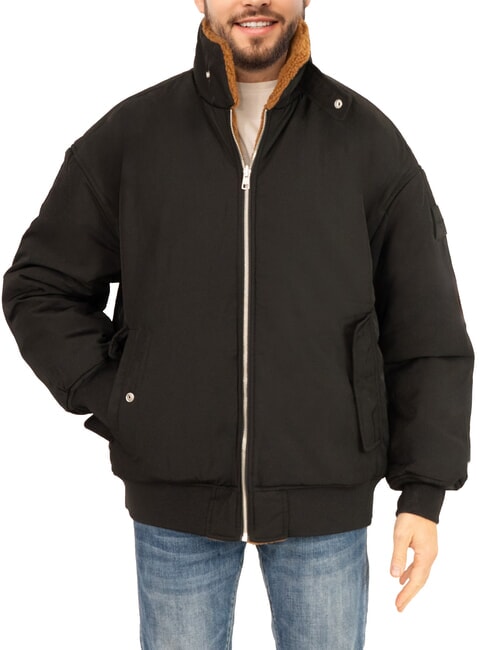 CK JEANS Double-faced bomber jacket ck black - Men's Jackets