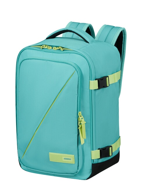 TAKE2CABIN S Underseater backpack ok Ryanair dusty turquoise/lime - Backpacks & School and Leisure