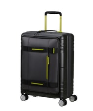 AMERICAN TOURISTER HELLO CABIN Expandable carry-on trolley black/lime - Hand luggage - 3