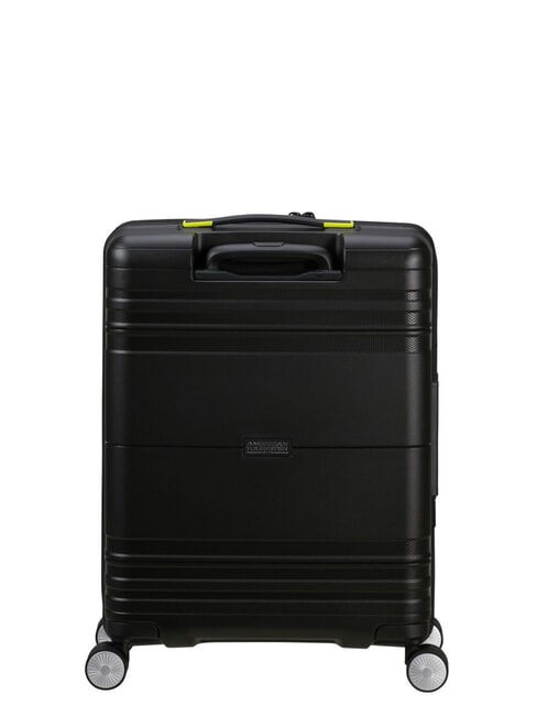 HELLO CABIN Expandable carry-on trolley black/lime - Hand luggage