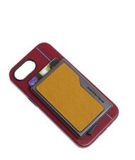 PIQUADRO BLACK SQUARE Leather and aluminum card holder Yellow - Men&rsquo;s Wallets - 3