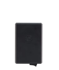 PIQUADRO BLACK SQUARE Leather and aluminum card holder LEATHER - Men&rsquo;s Wallets - 2