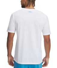 UNDER ARMOUR REFLECTIVE Short-sleeved T-shirt white - T-shirt - 2