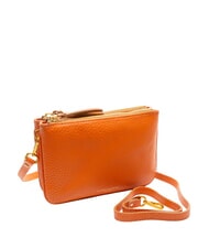 GIANNI CHIARINI FRIDA Double zip leather shoulder bag coral - Women&rsquo;s Bags - 2