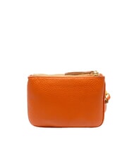 GIANNI CHIARINI FRIDA Double zip leather shoulder bag coral - Women&rsquo;s Bags - 4