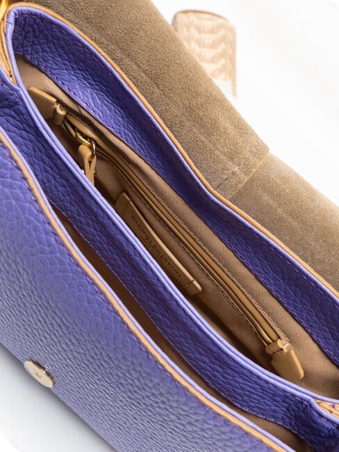 HELENA ROUND Leather bag with double shoulder strap opulence - Women&rsquo;s Bags