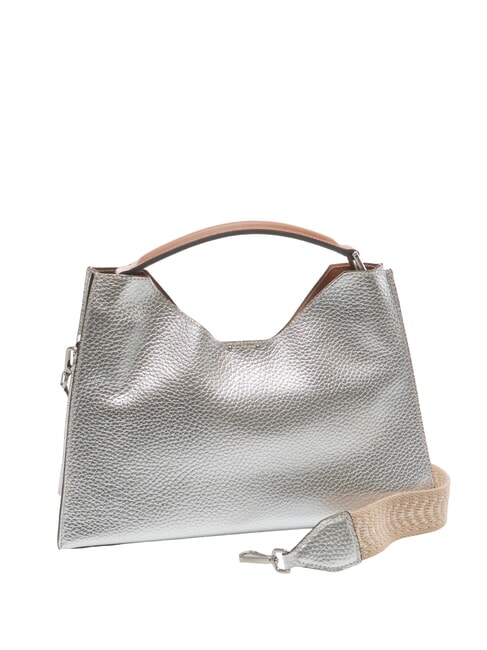 AURORA L Handbag, with shoulder strap silver-caramel - Women&rsquo;s Bags