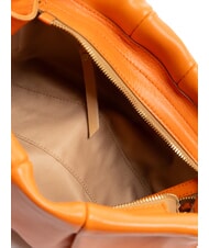 GIANNI CHIARINI LUCIA Leather shoulder bag coral - Women’s Bags - 4