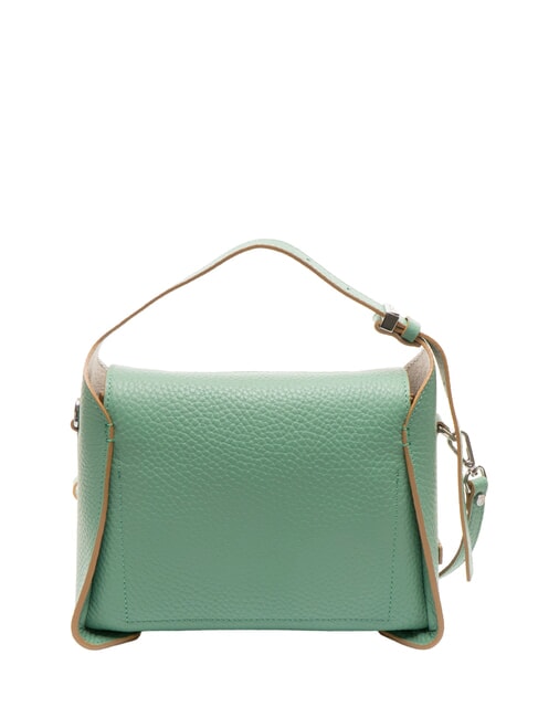 PENELOPE Leather shoulder bag with shoulder strap mint-sand - Women’s Bags