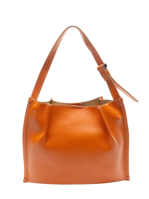 DORY Leather shoulder bag coral-nature - Women’s Bags