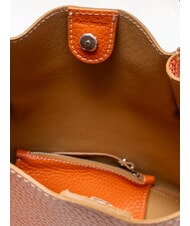 GIANNI CHIARINI DORY Leather shoulder bag coral-nature - Women’s Bags - 5