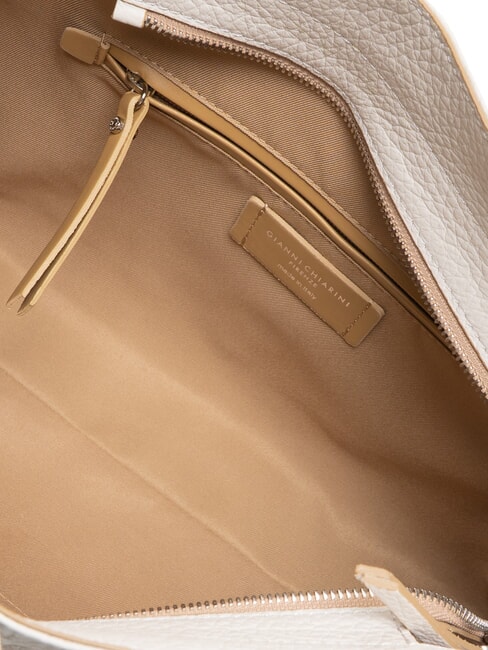 MINERVA Leather shopping bag sand - Women&rsquo;s Bags