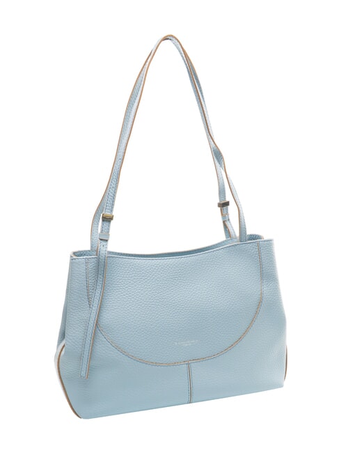 MINERVA Leather shopping bag sky - Women&rsquo;s Bags