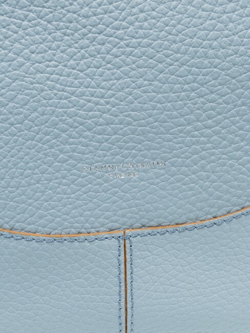 MINERVA Leather shopping bag sky - Women&rsquo;s Bags