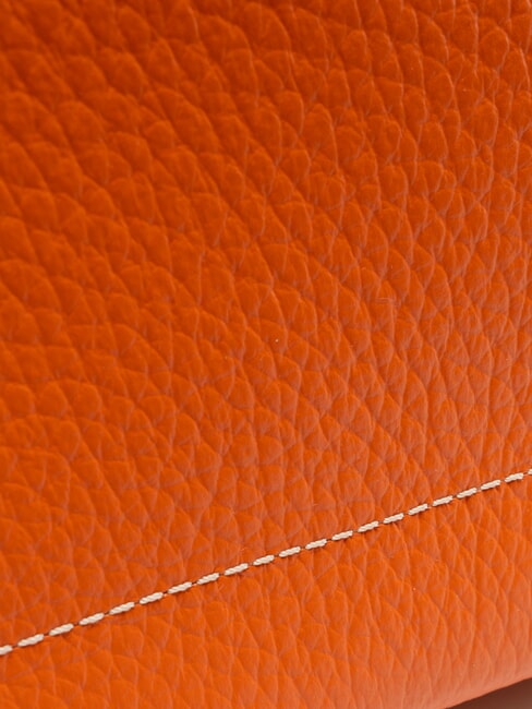 NICOLE Leather shoulder bag coral - Women’s Bags