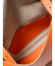 GIANNI CHIARINI NICOLE Leather shoulder bag coral - Women’s Bags - 5