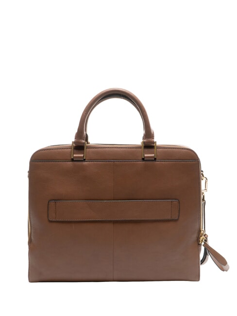 CAMPIONARIO - DAFNE Leather briefcase brown/burgundy/beige - Work Briefcases