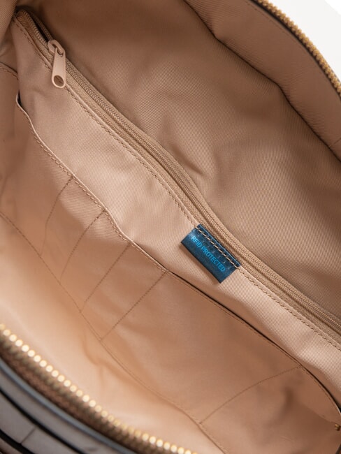 CAMPIONARIO - DAFNE Leather briefcase brown/burgundy/beige - Work Briefcases