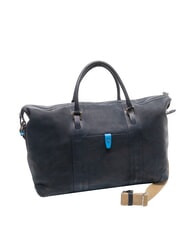 PIQUADRO SARTORIA 2 Large leather duffel bag with shoulder strap - Duffle bags